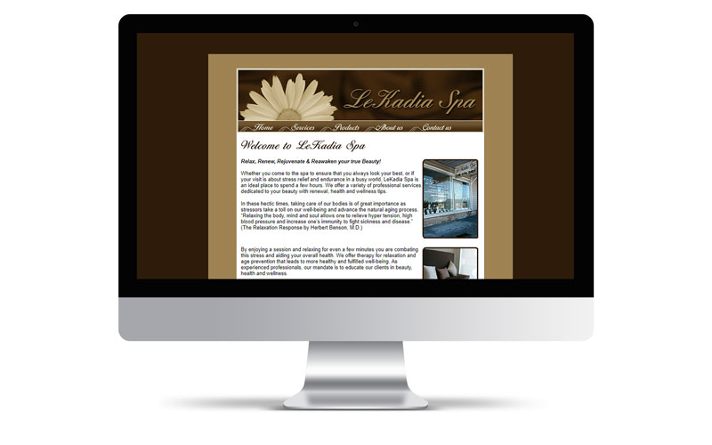 LeKadia Spa Website